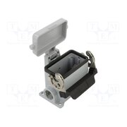 MHP 10 LS220 Enclosure for connectors: HDC; size 57.27; with latch; M20 yIoZDOaTPJyxhxEjkS37Tn3waP8c5HEngjR1ieOow1Q