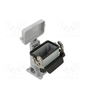 MHP 10 LS220 Enclosure for connectors: HDC; size 57.27; with latch; M20 yIoZDOaTPJyxhxEjkS37Tn3waP8c5HEngjR1ieOow1Q