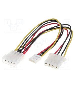 CAB-DC3 Splitter; mini Molex female,Molex male,Molex female; 0.2m CsKC4wMUBuV7J4xo99z7KARDiqge6pj2SlCyYtDnSnc