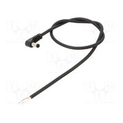 A25-TT-C075-050BK Cable; 1x0.75mm2; wires,DC 5,5/2,5 plug; angled; black; 0.5m fvfhYresIDP9wTk2_mSdW06H6F59PxK1t4IUnFAaYT8