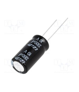 PF1A332MNN1225 Capacitor: electrolytic; THT; 3300uF; 10VDC; Ø12.5x25mm; Pitch: 5mm 3SAmQMXnoDi-MQJU2e6fh7JNifxseQHzEe-ZmskQb4A