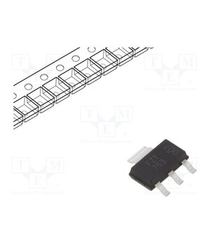FZT753TA Transistor: PNP; bipolar; 100V; 2A; 1.2W; SOT223 1PbM8Us1Qu8yVdgbvbt3TBMy2BtyKf4nS8mw1dPw9-4