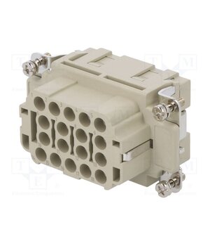 DEE-018-FC Connector: HDC; contact insert; female; DEE; PIN: 18; 18+PE; crimped DYy1G3Vs9Lc3x-h3JZDEOlp9r1o4XVnYJWG4h4wbZ24