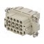DEE-018-FC Connector: HDC; contact insert; female; DEE; PIN: 18; 18+PE; crimped DYy1G3Vs9Lc3x-h3JZDEOlp9r1o4XVnYJWG4h4wbZ24