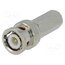 H3167B ZINC Connector: BNC; plug; male; straight; 5.8mm; twist-on; for cable glMWvFWNzg4IcEmrk92Lzs5oXkhXJzZNUZuxbJWlpJU