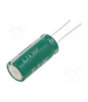 HV1635-2R7356-R Supercapacitor; THT; 35F; 2.7VDC; -10÷30%; Ø16x38mm; Pitch: 7.5mm z-4LlkOVC3aOscfY6_SSrCtaJdMVLaxZlrgINkjyF4k