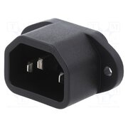 6162.0043 Connector: AC supply; socket; male; 10A; 250VAC; C14 (E); 6048; IP20 9TXISPngKRrog3MXidArG_pKZjIrnr2p-WMJKxWFMYQ
