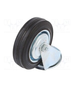 CKJS-SG 100W Transport wheel; Ø: 100mm; W: 25mm; H: 128mm; torsional; 70kg; rubber iuSJI4LIjNUI9_3m1lZkbrsZYIbbnfU0jSm7FXUKozA