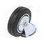 CKJS-SG 100W Transport wheel; Ø: 100mm; W: 25mm; H: 128mm; torsional; 70kg; rubber iuSJI4LIjNUI9_3m1lZkbrsZYIbbnfU0jSm7FXUKozA