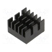 ATS-55150D-C1-R0 Heatsink: extruded; grilled; BGA; black; L: 15mm; W: 15mm; H: 9.5mm XqNuCYYMAQo2cSF2OiRWz9fw6IBbtxUJaYv669d6g8Y