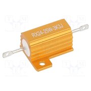 AHP25W-3K3J Resistor: wire-wound; with heatsink; 3.3kΩ; 25W; ±5%; 30ppm/°C KZgUFhwoAKSf66W6YMLpAp7j6Vtw5WT7Ap-K5opVo9U