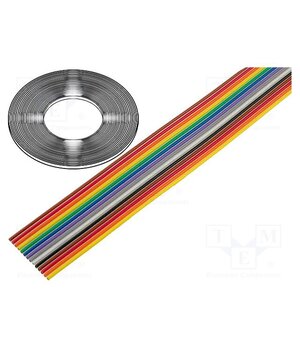3811/14 (100FT) Wire: ribbon; 14x26AWG; 1.27mm; stranded; Cu; unshielded; PVC; 50V KsLOwZnMuHZB9WzFRozvXHri-nJZGpo1izVzSQA4edA