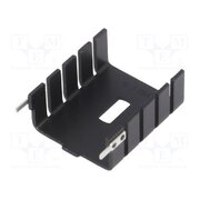 287-1ABE Heatsink: moulded; TO220; black; L: 30mm; W: 25.4mm; H: 12.7mm; screw eZ5Bqz2esH0qHXpnwpjFmzdlSxDQFqS-tMLv7sCLQSM