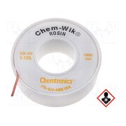 CHEM-WIK L2 Tape: desoldering; halide-free,rosin,ROL0; W: 1.27mm; L: 30000mm t0NBvpjW5kjFgC2S4MVESDQXvItJmqZnJE7TsSBgv3E