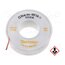 CHEM-WIK L2 Tape: desoldering; halide-free,rosin,ROL0; W: 1.27mm; L: 30000mm t0NBvpjW5kjFgC2S4MVESDQXvItJmqZnJE7TsSBgv3E