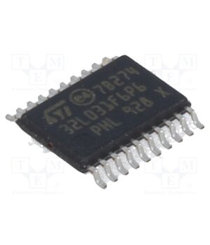 STM32L031F6P6 IC: STM32 ARM microcontroller; 32MHz; TSSOP20; 1.8÷3.6VDC 8XMS_A1yuMIgeRFfmIhj1BBap79LaoyA78mBzLM757o
