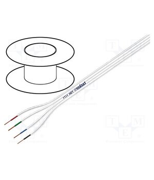 TSK1171 Wire: assembly; 4x0.5mm2; stranded; Ext.dimensions: 2.5x10mm; 100m 58Sr55Q_kdBLVQsX0-UIV6ns9wxj1jQrAoUtVQCpMfE