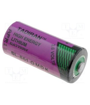 SL-861/S Battery: lithium (LTC); 2/3AA,2/3R6; 3.6V; 1600mAh; Ø14.7x33.5mm 2UTASuIag3Wceo0Qu6m9KLTcmRdbfQGfJcOI90LJLKM