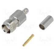 T6121A1-NT3G-1-50 Connector: TNC; plug; female; straight; 50Ω; crimped; for cable VknS6IhuQSvJV3XegX87zMgndPNt28JAAwHlkHr-5bE
