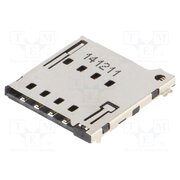 115Q-BCA0 Connector: for cards; Micro SIM; push-push; SMT; PIN: 8 wKYCZ2jhZm3JtpI2DnU88lG1mS4w0CM2yaenhjfSBjU