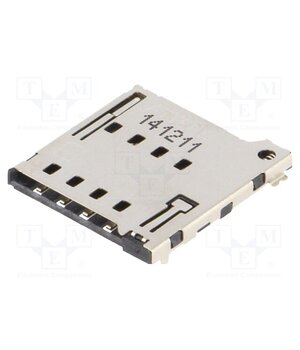 115Q-BCA0 Connector: for cards; Micro SIM; push-push; SMT; PIN: 8 wKYCZ2jhZm3JtpI2DnU88lG1mS4w0CM2yaenhjfSBjU