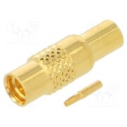 262123 Connector: MMCX; plug; female; straight; 50Ω; soldering; for cable SwjqKcefM_I9HIL17hf70Q2J7kdtLp3K3AombKusQT0