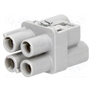 09120033151 Connector: HDC; contact insert; female; 40A; 400V; Han Q; PIN: 4 w5hD_STQ5I0B1rMzABnZK90xuT1W5ZYcFtIEOzFM3KI