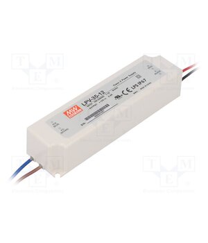 LPV-35-12 Power supply: switching; LED; 36W; 12VDC; 3A; 90÷264VAC; 127÷370VDC c7yxFgM6VkleYx9gd6tWmdeldOnW2_Bg4jol_ogSv9U