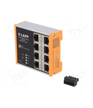 PNF08T Switch Ethernet; managed; Number of ports: 8; 18÷30VDC; RJ45; IP20 xAKPK_T2KBHh2pKP-Am_CjJTYLp5Bch5m93y22C0jFw