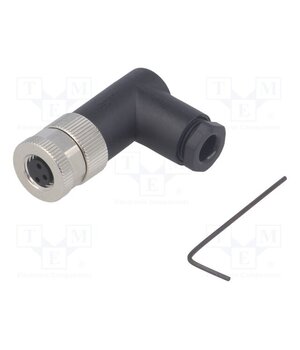 T4012008031-000 Connector: M8; female; PIN: 3; 60V; IP67; angled 90°; unshielded Wzkh5-NVMmqnqKy8Z0CP9bjUARMV_MVatzmxcIGO-9c