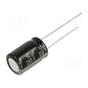 ECA2EHG100 Capacitor: electrolytic; THT; 10uF; 250VDC; Ø10x16mm; Pitch: 5mm ie-hmOQ-GYg2spX-tEAq7wtJfH8Pp1qxe9oIQaePbIo