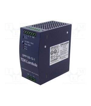 DPP120-12-1 Power supply: switching; for DIN rail; 120W; 12VDC; 10A; 90÷264VAC cCVyBzpLIptXeL8xw8sAElfHML4zdZlCDsMzZ0yCNRo