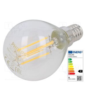 8718699763152 LED lamp; white warm; E14; 230VAC; 470lm; P: 4.3W; 2700K; CRImin: 80 THUZ6YDRMxz3dZTbqItLHiYOqD6JQIkuszotRKHFGD0