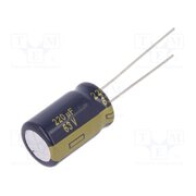 EEUFC1J221S Capacitor: electrolytic; low ESR; THT; 220uF; 63VDC; Ø12.5x20mm KMEY3Vh2HPgk4B1OKDkscmYKJN2Gp4fwRwRcijt_K1E