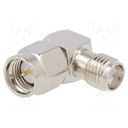 CONSMA010 Coupler; SMA male,SMA female; angled 90°; 50Ω; PTFE; gold-plated kuGj3IppFQKk3yKPsqvMpx4UMGjEXVMBj_U4xWkyDEg