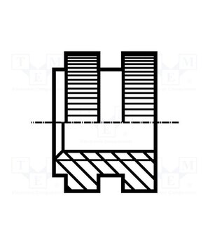 1385607 Threaded insert; brass; M3; BN 1037; DIN 16903D 3gxanmDleXS8l5jyuv2GSX2emWnpfKP0WWQJEMuuIFY