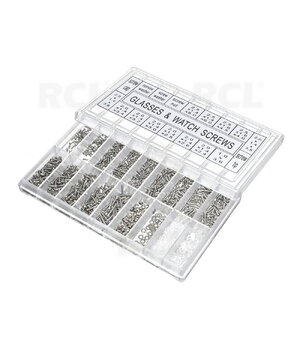 Mikro skrūvju komplekts brilles, mehānisko pulksteņu remontam, 1000 gab.

 ITR1000+1.jpg