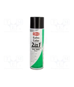 20581-007 Paint; black,RAL 9005; spray; GALVACOLOR; 500ml; 1.08g/cm3@20°C LrczRNbe8N4UA_-Gzy-GbALvrVaDiViq9_aX_Q-ceTo