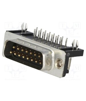 DA15-PL-24 Connector: D-Sub; PIN: 15; socket; male; angled 90°; THT; UNC 4-40 7tw7Ojt-5rfX4UA3k-IoyNJxqj_2nTi6k20wSTH0WkE