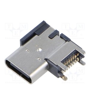 USB4205-GF-A Connector: USB C; socket; SMT; PIN: 16; side,angled 90°; USB C; 5A YGaZyEa7x5omlFND3KavXlmTd3Lnuh4WeCvADa4quFc