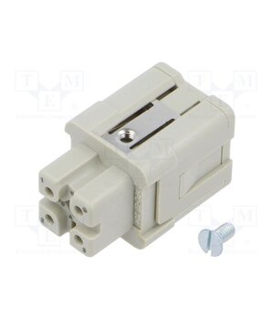 09200035101 Connector: HDC; contact insert; female; 10A; 400V; Han® A; PIN: 4 LBV0ciycMLA59lt0lWKa5-NACkjAKwfRrpOkQIjAiCE