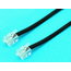 LAIDAS TELEFONINIS 2.5m 4 gyslos,  juodas, 6P4C CLA934J.jpg