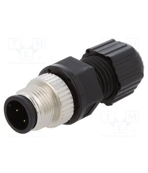 M12D-04BMMA-SL8001 Connector: M12; plug; PIN: 4; male; 250V; straight; IP67,IP68; 4A OvPU72icxEnTCk0JC10gt4iUtpocuXWcvvYOW3I6A8Q