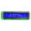 EA W202B-NLW Display: LCD; alphanumeric; STN Negative; 20x2; blue; 116x37mm; LED ZCuDfcZS9aU4R7NaBaKDZityhmxjpz04zPrsBePfVH8