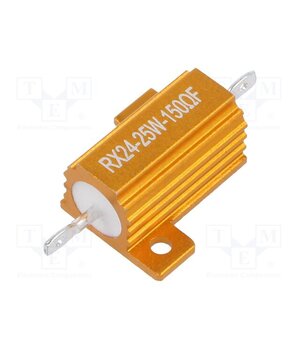 AHP25W-150RF Resistor: wire-wound; with heatsink; 150Ω; 25W; ±1%; 50ppm/°C sGPm4A3sVZo_4WeusMayTL39NYVIXwGVAds-z0fW9RU