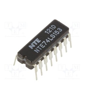 NTE74LS153 IC: digital; 4 to 1 line,multiplexer,data selector; Ch: 2; DIP16 0usd8KT0G6JWhxpafrCZJfJpnrdJ7_4ESO5vBADaFQA