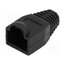 DS1124-03-PB RJ45 plug boot; 6.5mm; black FFV39DapyjXsOfOguXnt_OFPlsMYyXE0GdZt3HE3608