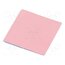 IPT TP 6010S Tape: heat transfer; W: 30mm; L: 30mm; Thk: 1mm; 6W/mK; pink; 8kV; 1s. --ofE1ycLAAtdFfX5iKHLLcxiAUf6psaeTDJaR5I2t0
