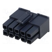170001-0110 Connector: wire-wire/PCB; plug; female; PIN: 10; Mega-Fit; straight H56gL5T9wsRaIU6VwVeNlnyHJwHLcnXHsnfgYFe65gE