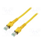 09488485745010 Patch cord; S/FTP; 6a; stranded; Cu; 1m; PUR; yellow; 27AWG; Cores: 8 Gvs_-x6DJZDWvRCv8I4QwL9K_0luB1nPN_HBX3OkcaA